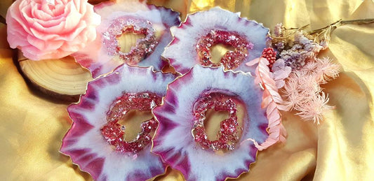 Amethyst- Set of 4 Coasters