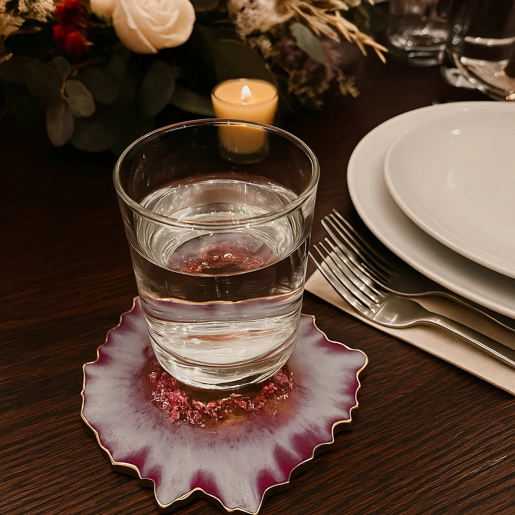 Amethyst- Set of 4 Coasters