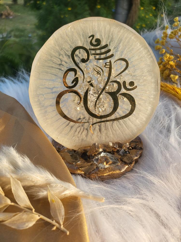 Ganesha Resin home decor piece 