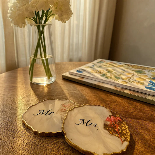 Entwine | his & hers Resin Coasters | Set of 2