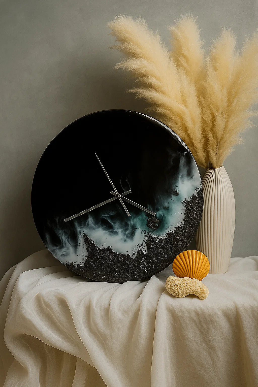 Deep Pulse- A Resin Wall Clock